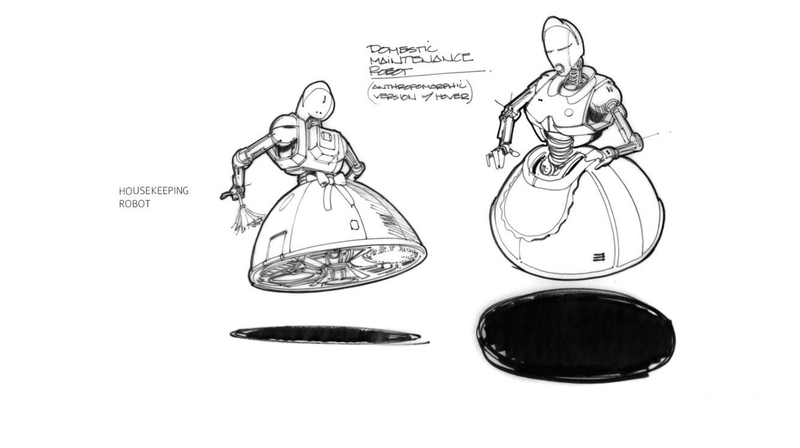 Illustration for article titled Brand New Concept Art of Back to the Future Part II's 2015 Technology